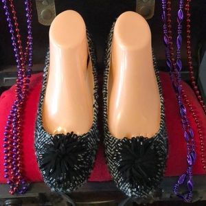 Anne Klein Wool Material small heels shoes